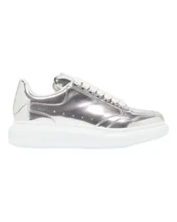 Alexander McQueen Oversize-Sneakers Silver