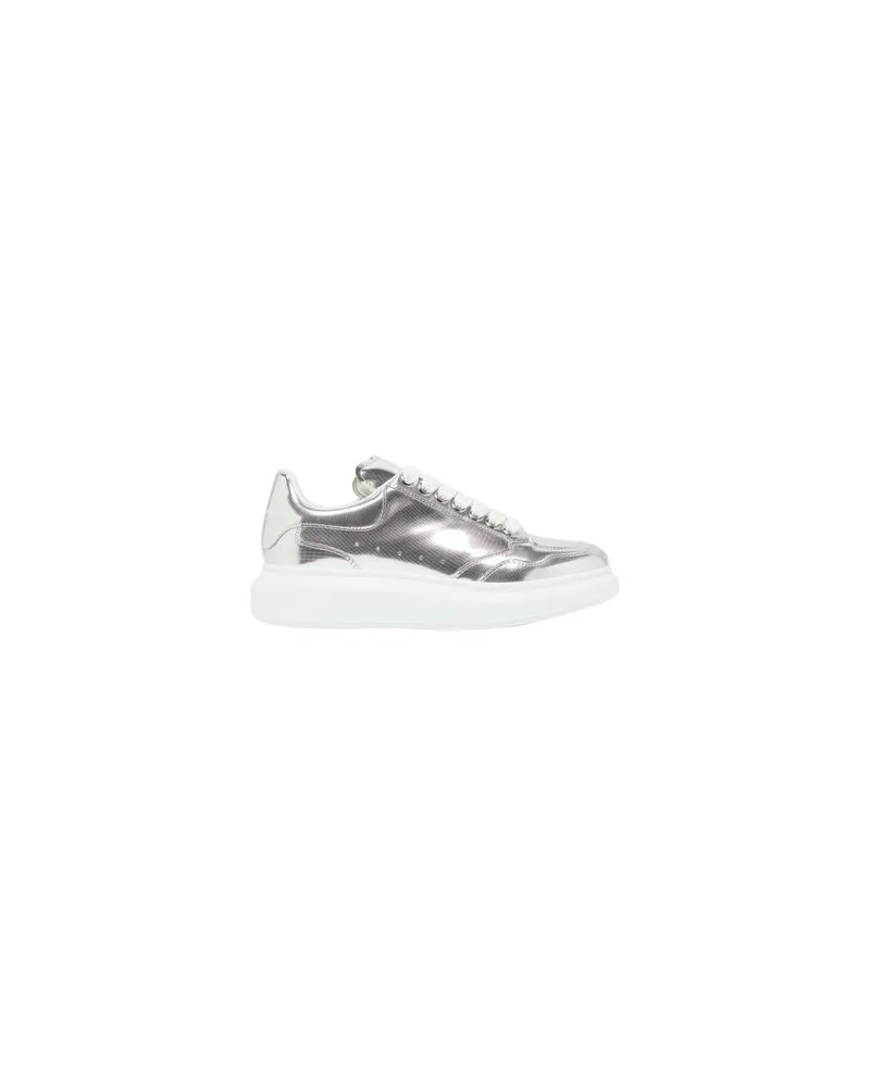 Alexander McQueen Oversize-Sneakers Silver