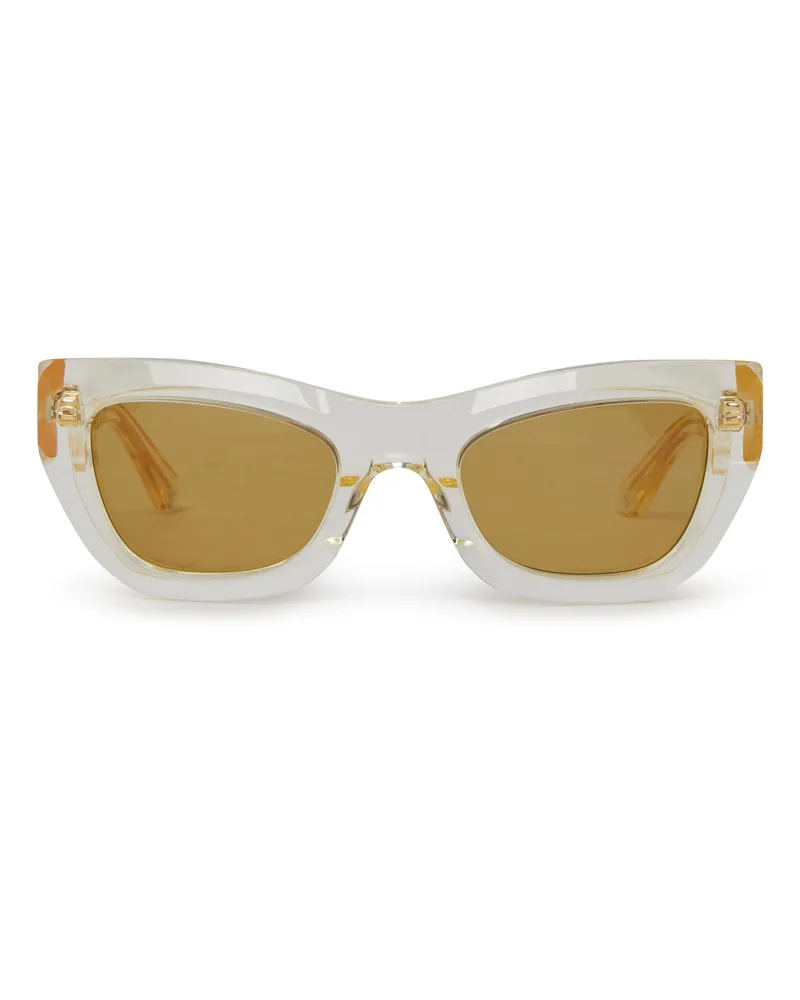 Bottega Veneta Sonnenbrille Cat Eye Brown