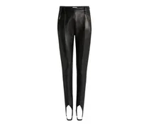 Leder-Keilhose mit zwei Taschen
