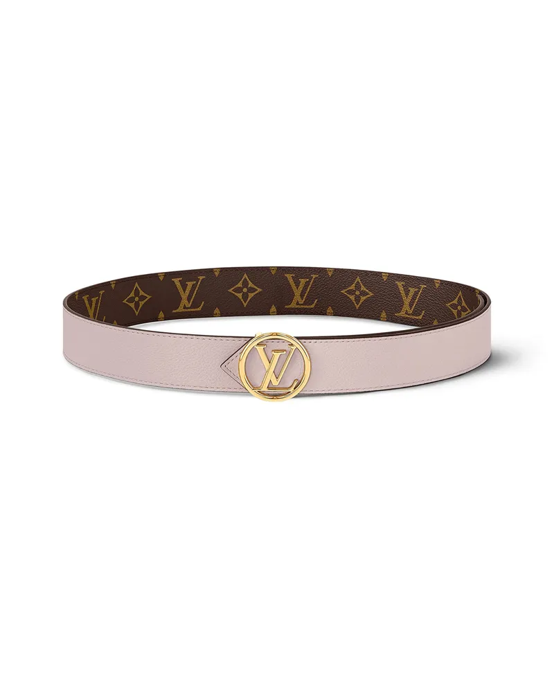 Louis Vuitton LV Circle Wendegürtel 35 mm Brown