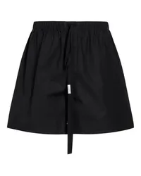 Ann Demeulemeester Boxer geölt, kompakt, Popeline Laureis Black