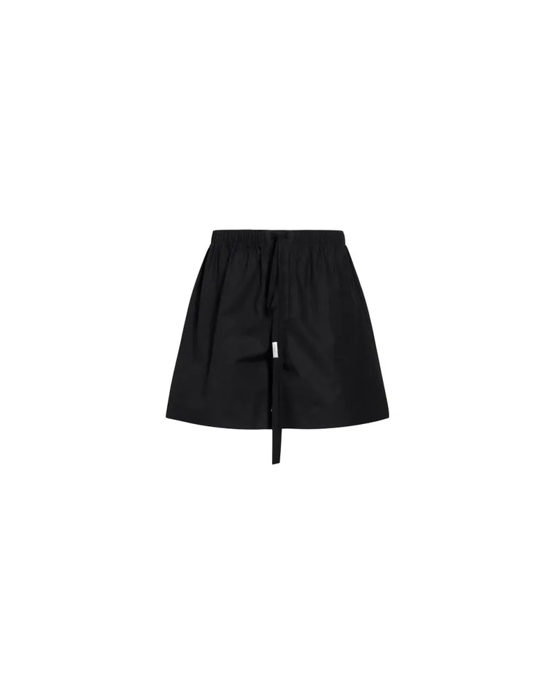 Ann Demeulemeester Boxer geölt, kompakt, Popeline Laureis Black