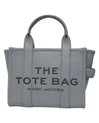 Marc Jacobs Tasche The Leather Small Tote Bag Grey