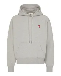 AMI Paris Kapuzensweatshirt Ami de Cœur Grey