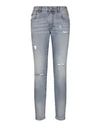 Dolce & Gabbana Slim-Jeans Blue