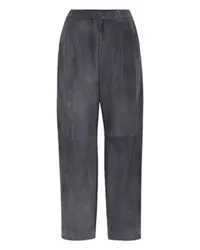 Brunello Cucinelli Baggy Crop-Hose Grey