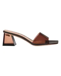 Gianvito Rossi Absatz-Mules Cosmic Brown