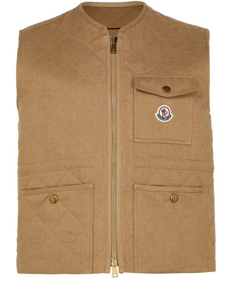 Moncler Ärmellose Jacke Vigny mit Logo 