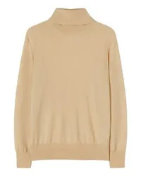 Jil Sander Pullover mit Stehkragen Beige