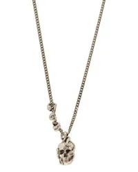 Alexander McQueen Halskette Skull And Snake Silver