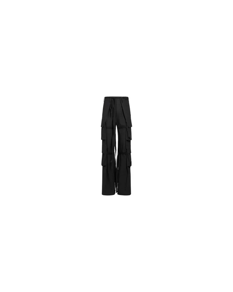 Ann Demeulemeester Cargo-Hose Baumwolltwill Florimond Black