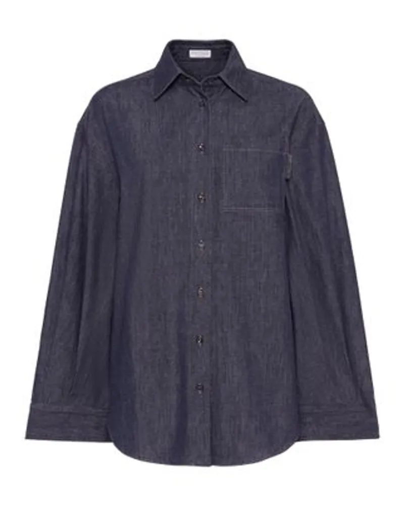 Brunello Cucinelli Bluse Blue