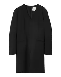 House of Dagmar Blazer-Kleid mit V-Ausschnitt Black