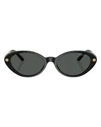 Versace Ovale Sonnenbrille Black