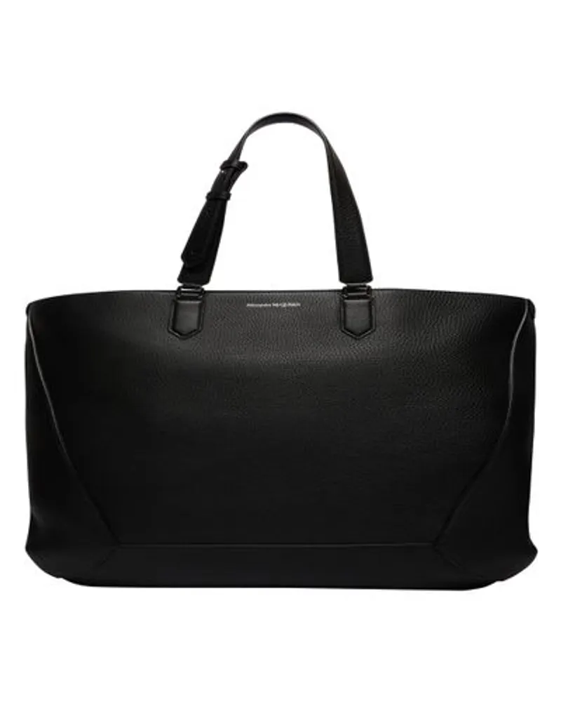 Alexander McQueen Tote Bag Edge Black