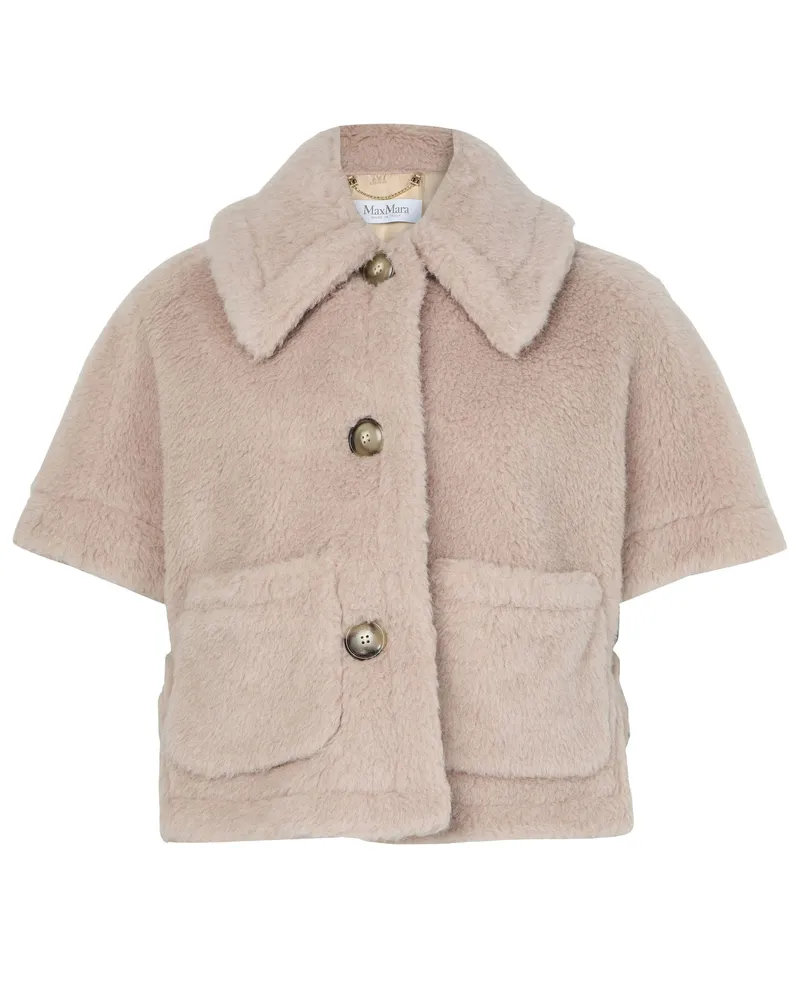 Max Mara Cape aus Teddy-Stoff Newterzo 