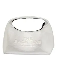 Marc Jacobs Tasche The Mini Sack Metallic Silver