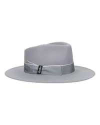 Borsalino Melanie Wollfilzhut mit Glitzerrand Grey