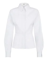 Fendi Langärmlige Hemdbluse White