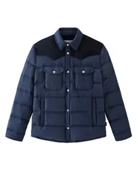 Woolrich Gepolsterte Western-Hemdjacke Blue