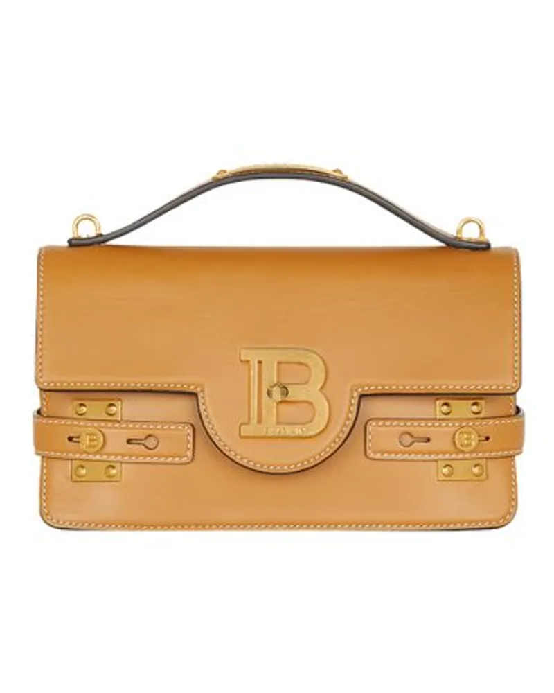 Balmain Schultertasche B-Buzz 24 Brown