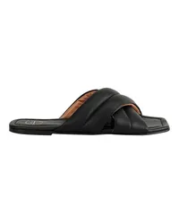 ATP Atelier Flache Sandalen Black