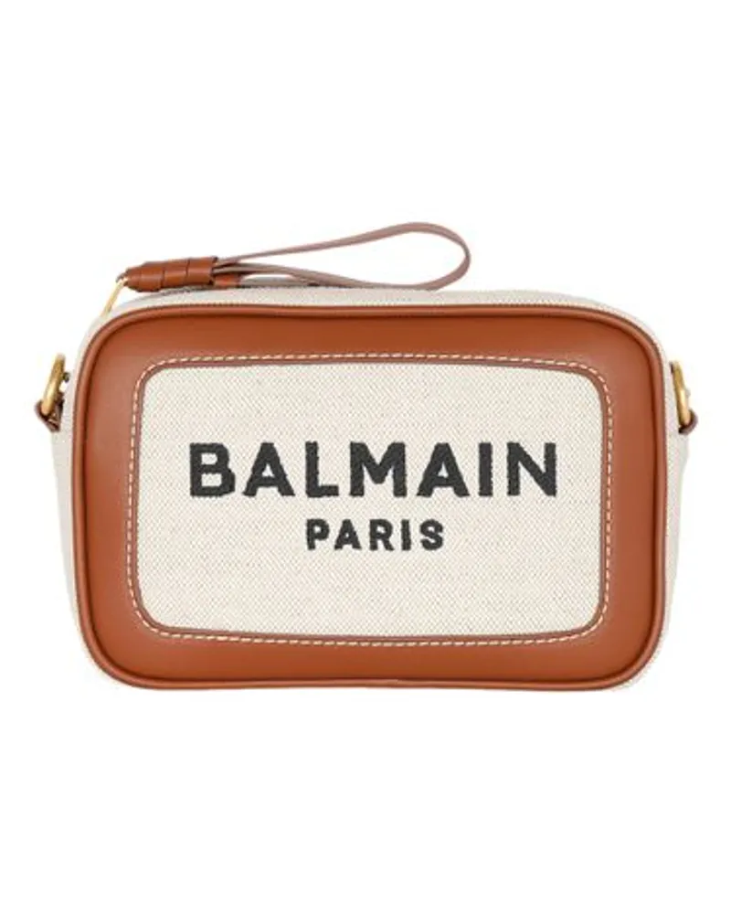 Balmain Clutch B-Army Brown