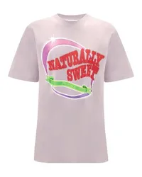 J.W.Anderson Klassisches T-Shirt Naturally Sweet Purple