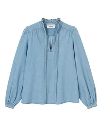 ba&sh Louise Bluse Blue