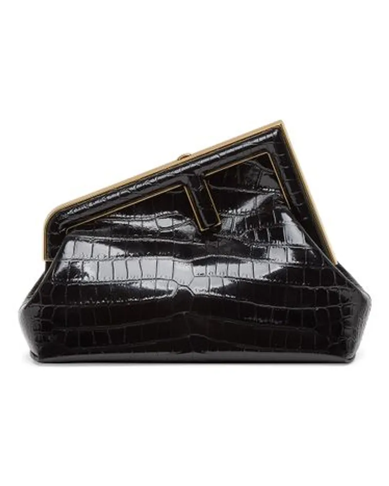 Fendi Fendi First Klein Tasche Black