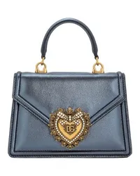 Dolce & Gabbana Kleine Tasche Devotion mit Tragegriff Blue