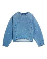 Axel Arigato Sweatshirt mit Script-A-Signatur Daisy Blue