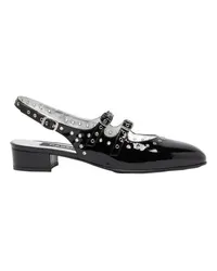 Carel Queen Ballerinas Black