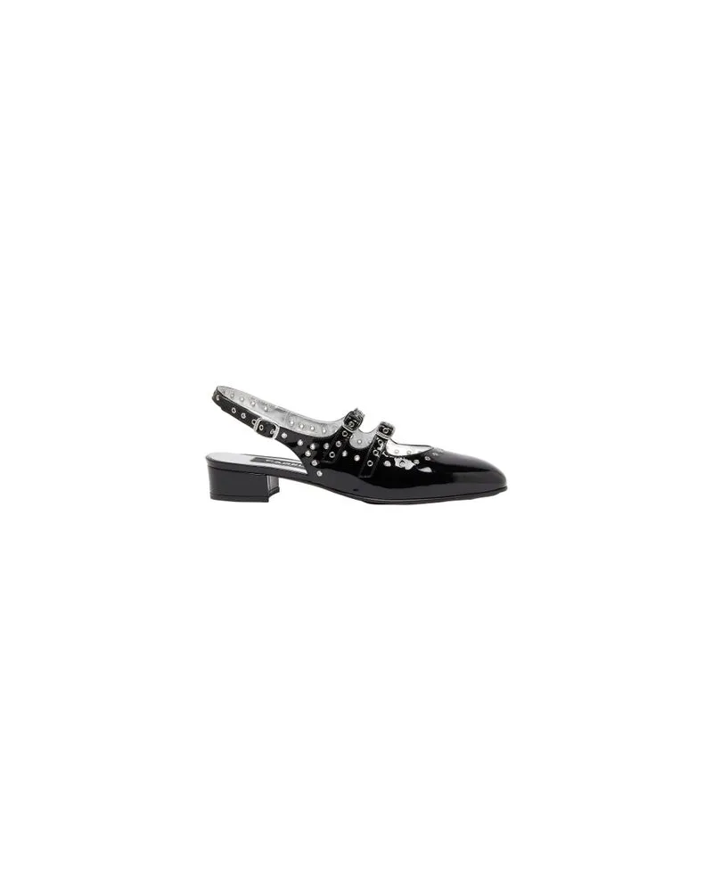 Carel Queen Ballerinas Black