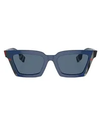 Burberry Quadratische Sonnenbrille Briar Blue