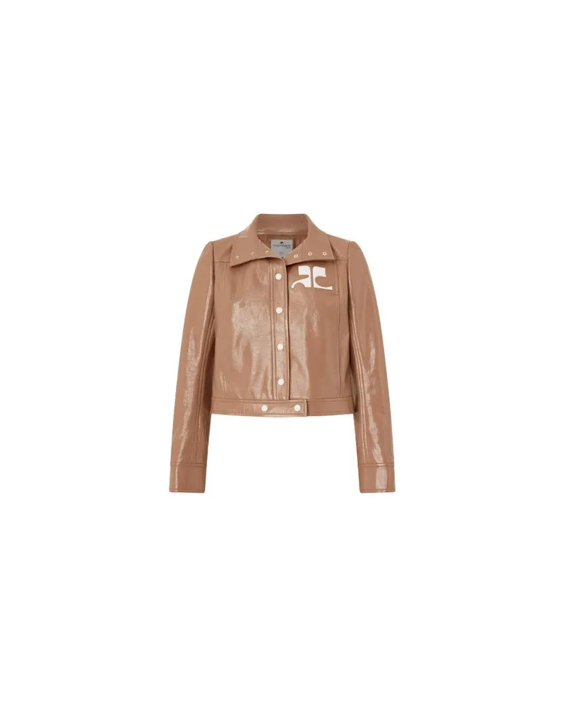 Courrèges Ikonischer Blouson Vinyle Metallized