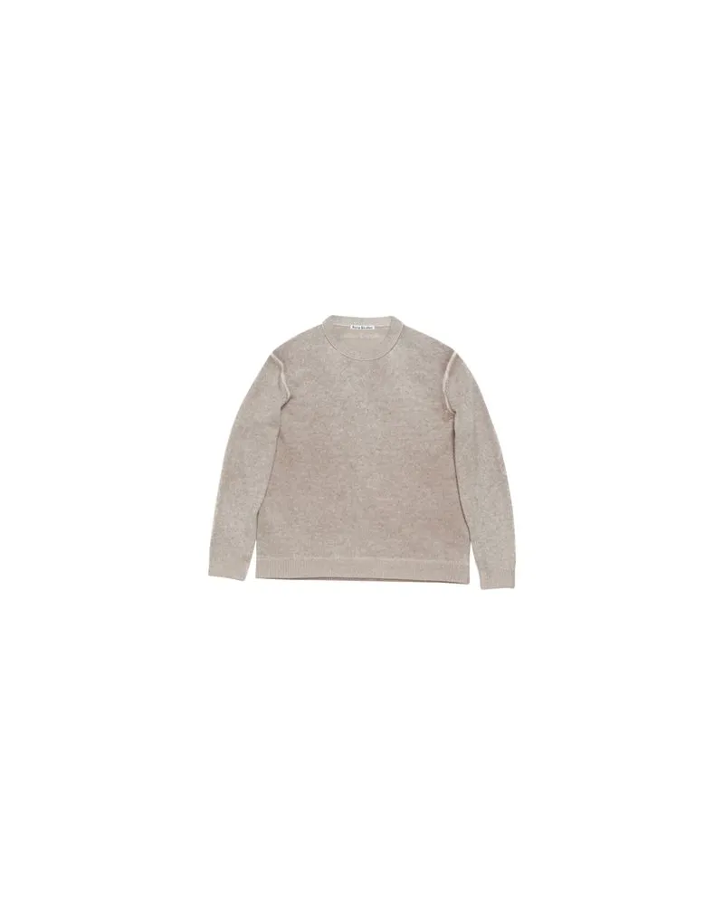 Acne Studios Rundhalspullover Beige