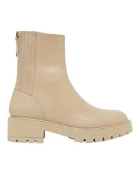 Aquazzura Combat Boots Saint-Honoré Beige