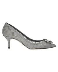 Dolce & Gabbana Spitzen-Pumps Rainbow Grey