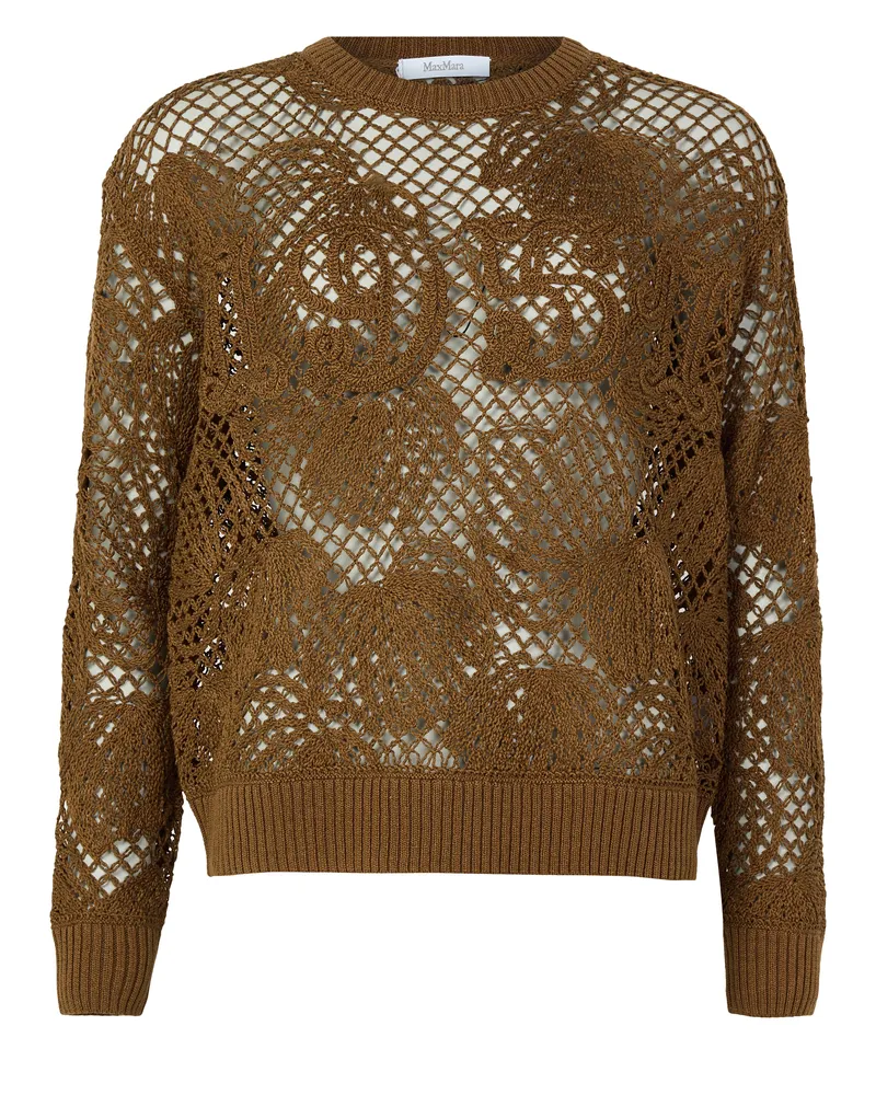 Max Mara Häkelpullover aus Baumwolle 1951 Farea 