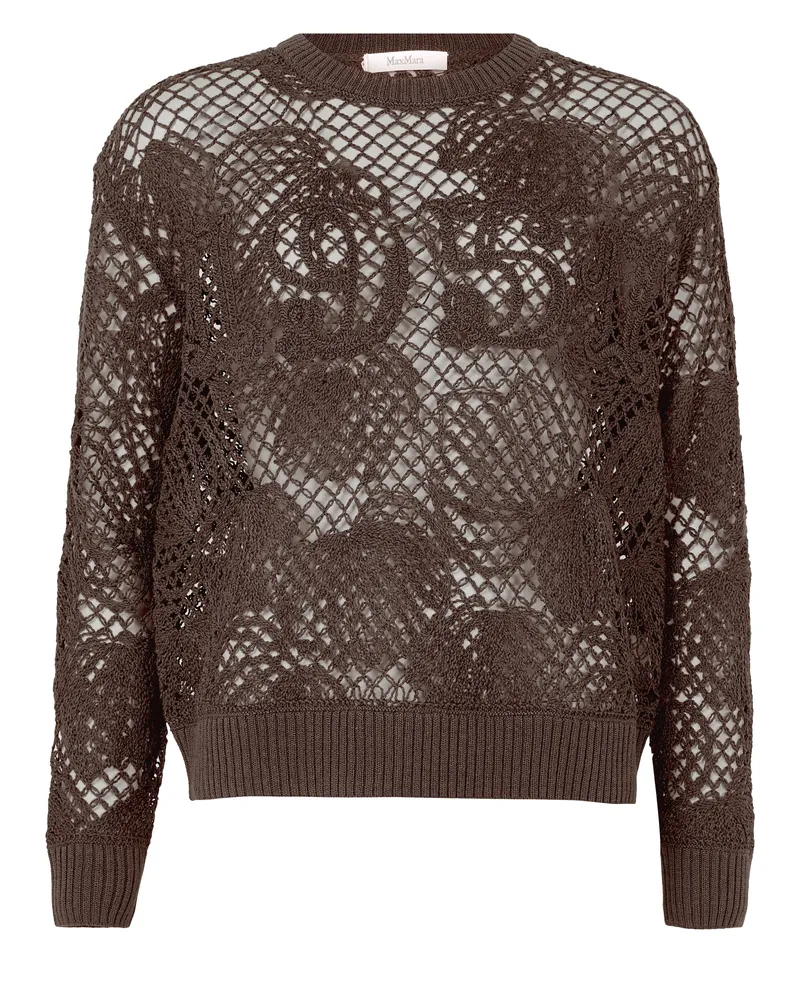 Max Mara Häkelpullover aus Baumwolle 1951 Farea 