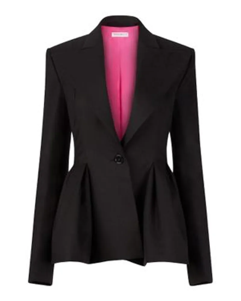 Nina Ricci Peplum-Blazer Black