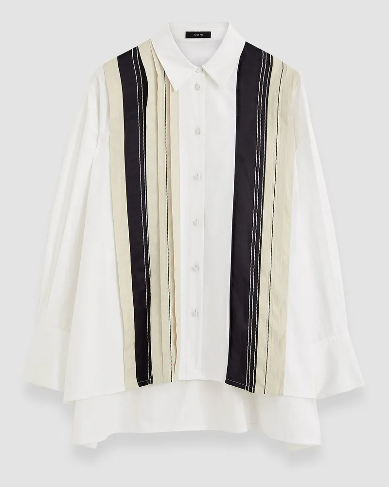 Joseph Bacar Poplin Colour Block Shirt - 40 
