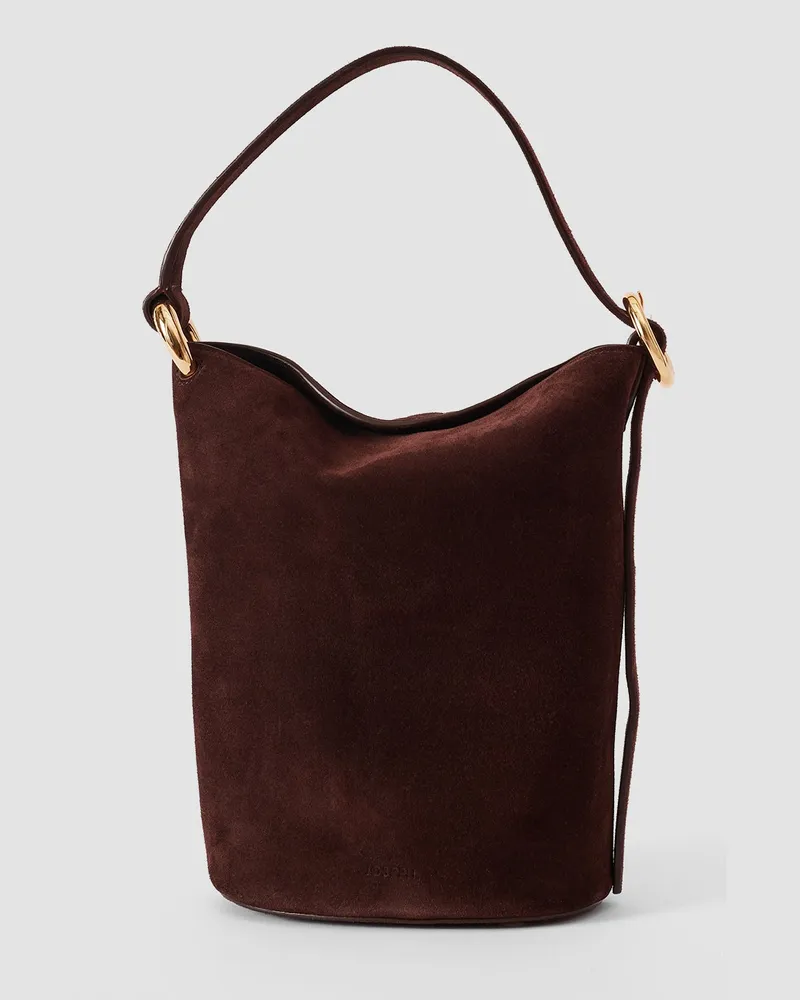 Joseph Mini Bucket Suede Bag - One Size 
