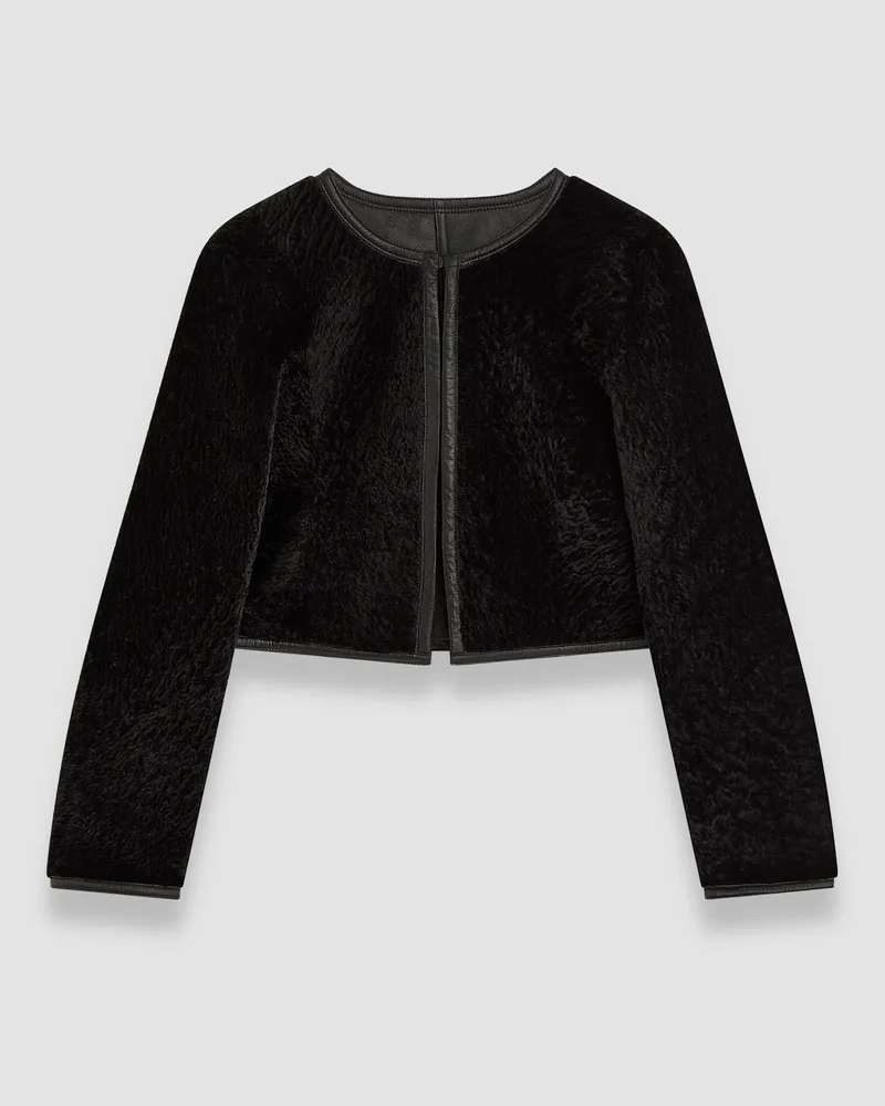 Joseph Maurice Embossed Shearling Jacket - 40 