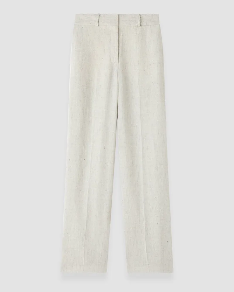 Joseph Arven Textured Cotton Linen Trousers - Shorter / 42 