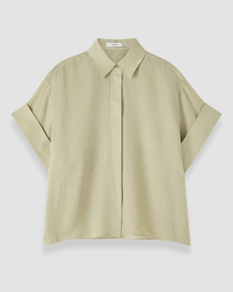 Joseph Justi Ramie Voile Shirt - 48 