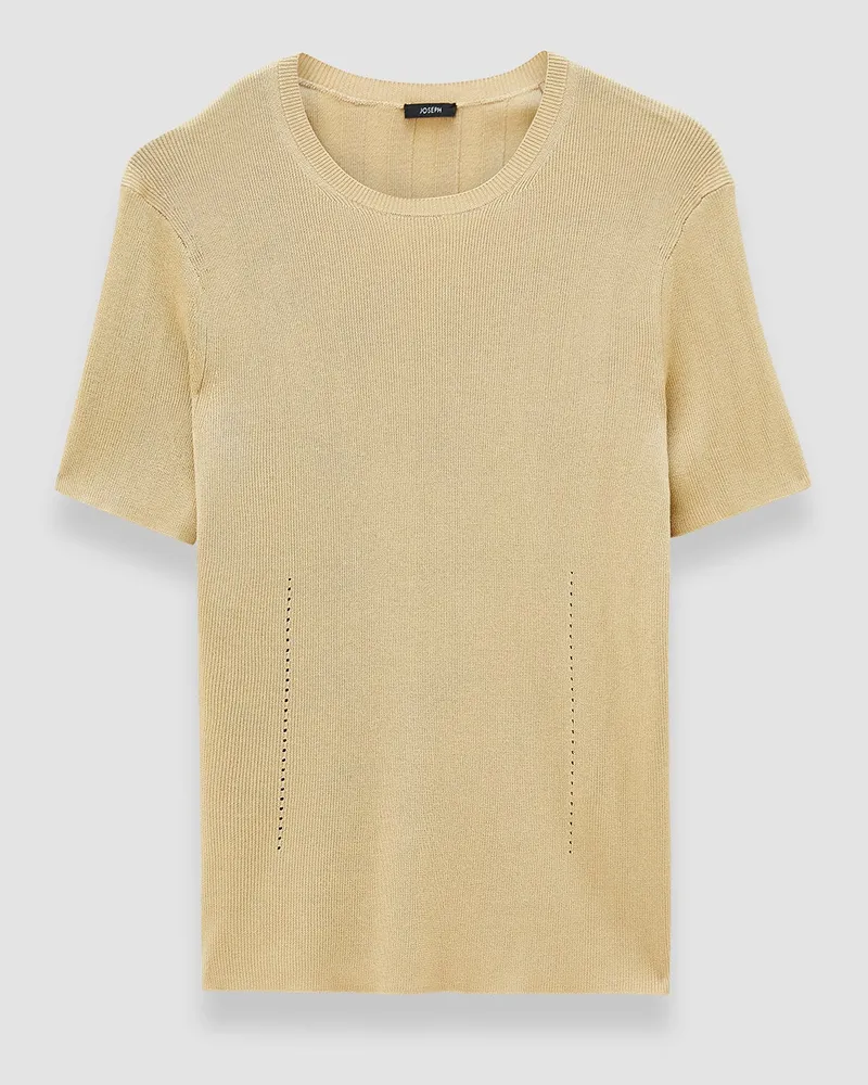 Joseph Satiny Rib Knit Top - XS 