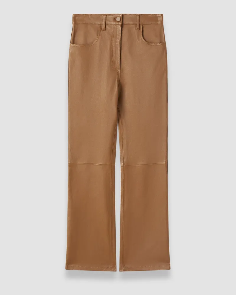 Joseph Duke Leather Stretch Trousers - 44 